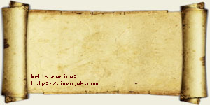 Isidora Ješić vizit kartica